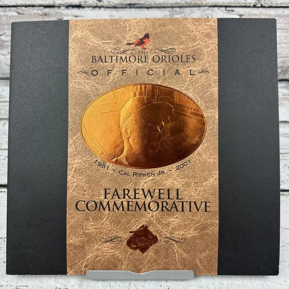 Baltimore Orioles Cal Ripken Jr Farewell‎ Commemorative 1981-2001 Official